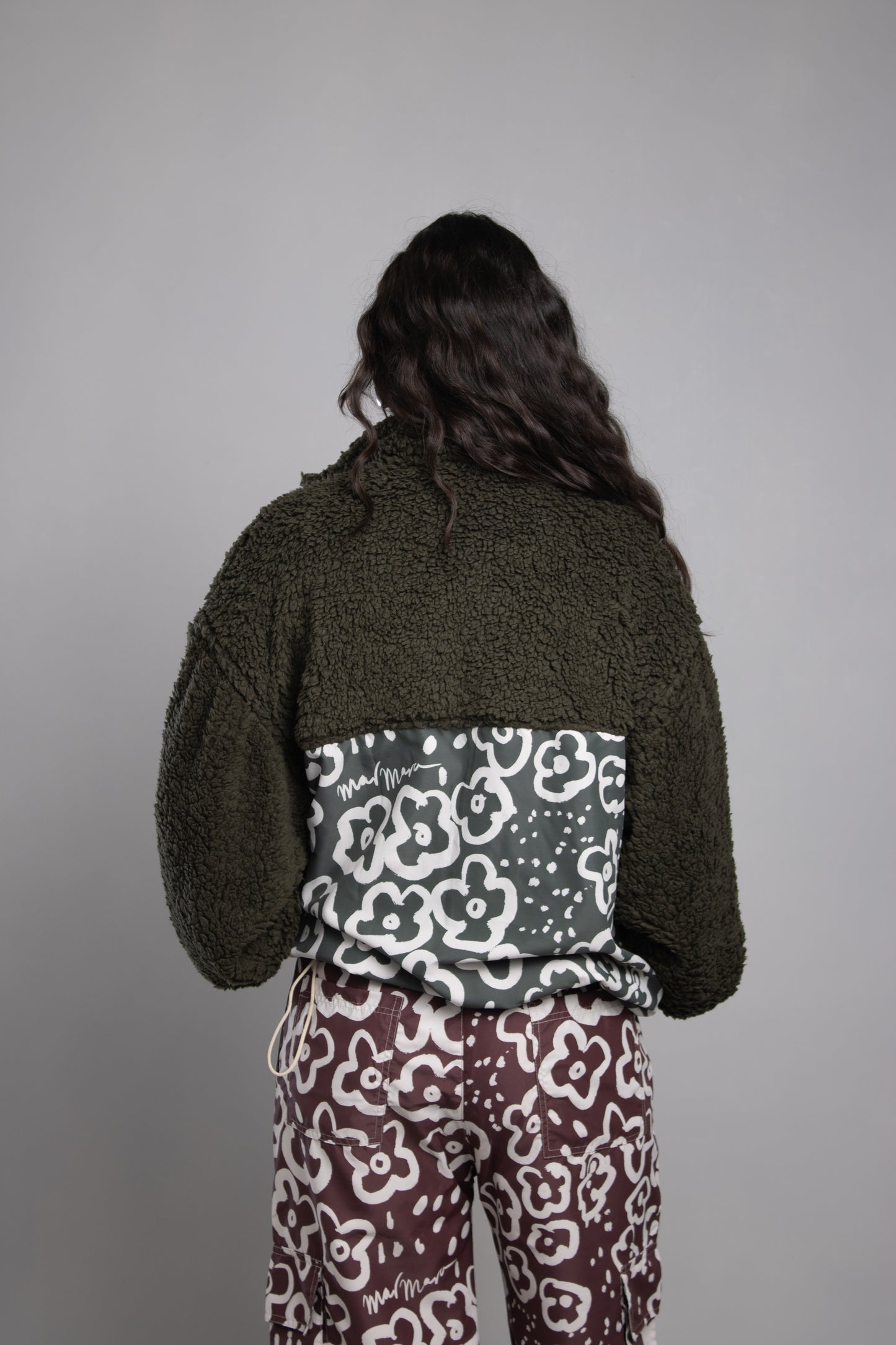 CHAQUETA OVEJERA FLOWERS