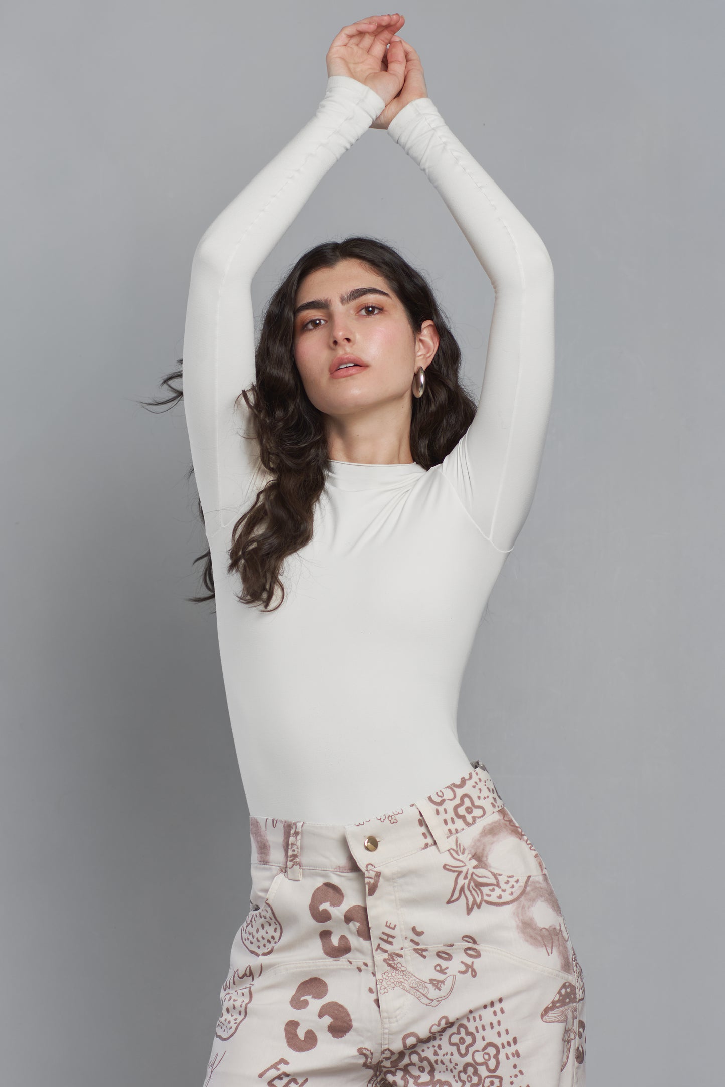 PANTALON GROW DREAMS CREMA CAFE