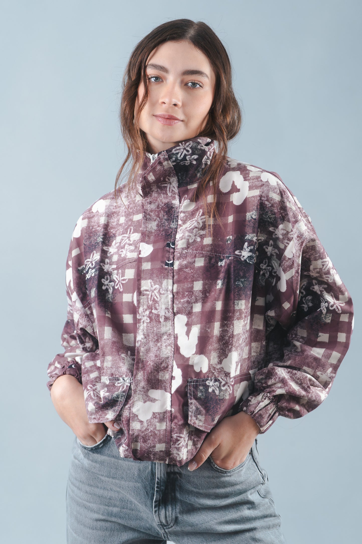 CHAQUETA WONDER LINES VINO