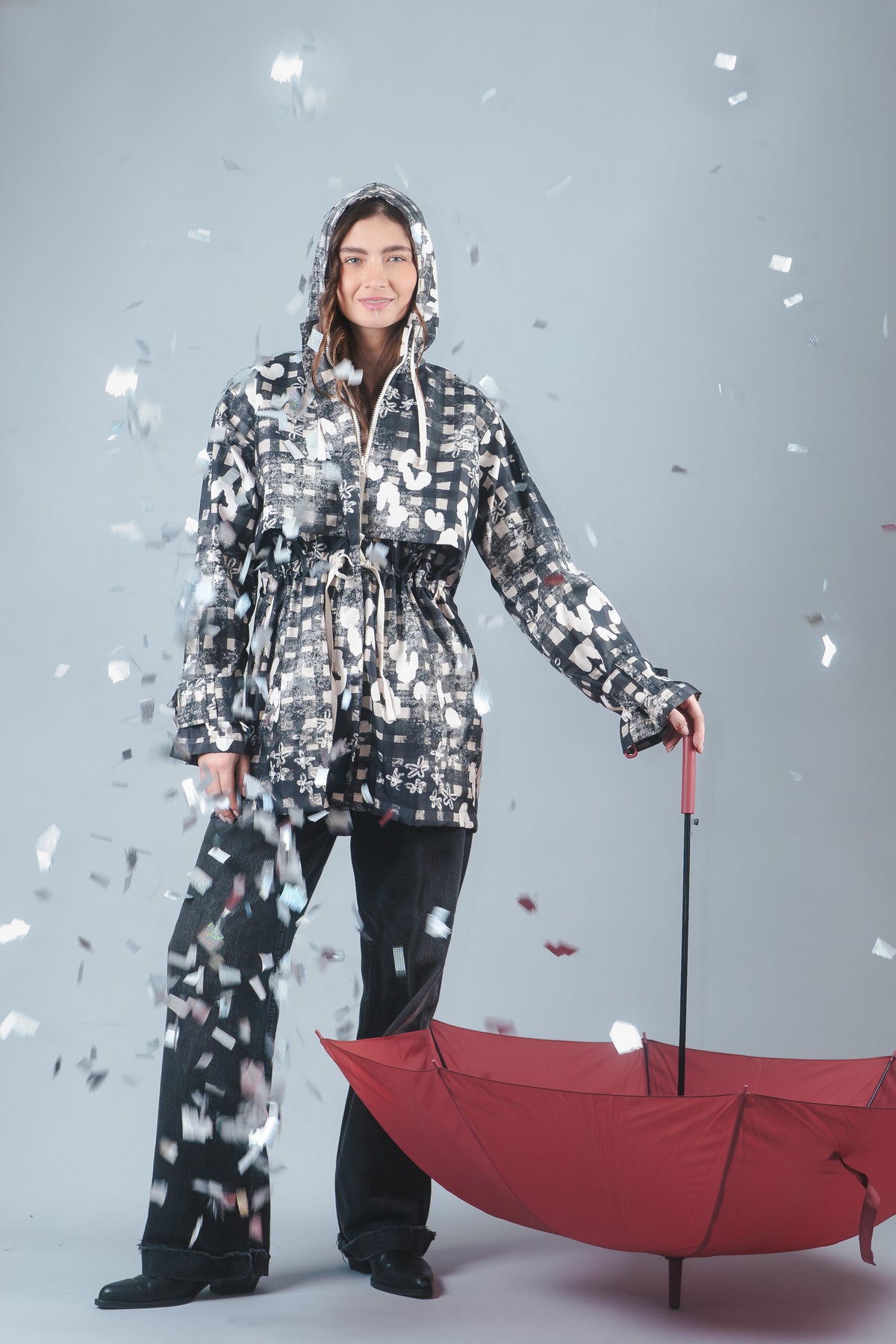 RAINCOAT WONDER LINES NEGRO