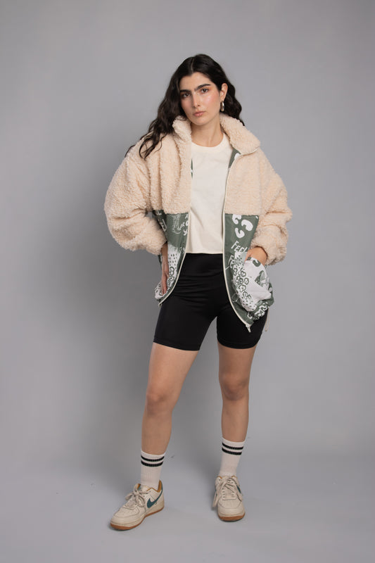 CHAQUETA OVEJERA GROW DREAMS CREMA